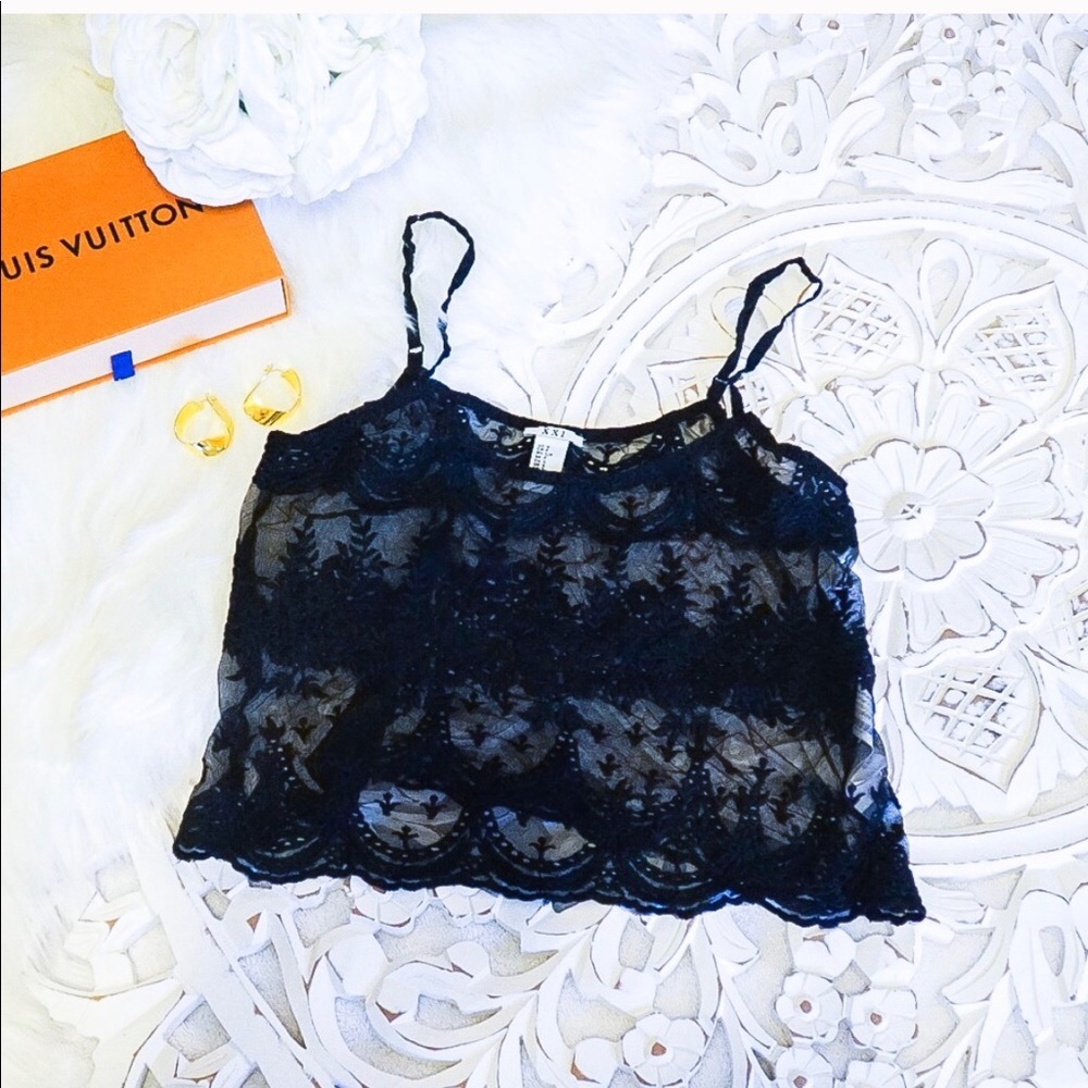 🆕 Sheer Lace Tank